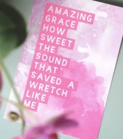 A5 Kort: Amazing Grace