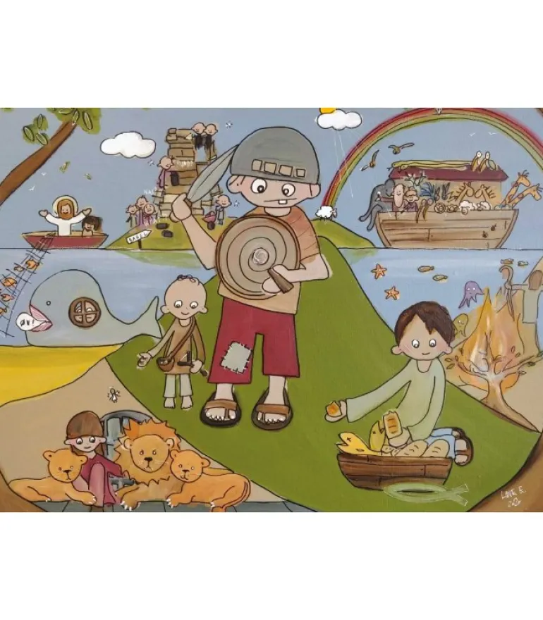 Bibel Collage, A5 af Lone Engsig