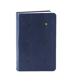 Bibelen, lille format, blå kunstlæder