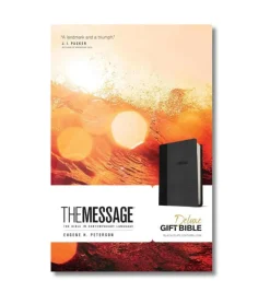 Bible, The Message: Black Deluxe Gift Bible
