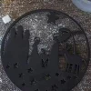 Bordskåner, Julekrybbe, sort metal