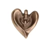 Bronze figur Hjerte Engel med barn i favn