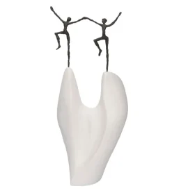 Bronze figur, Vi deler glæden