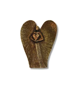 BronzeFigur, Engel med hjerte