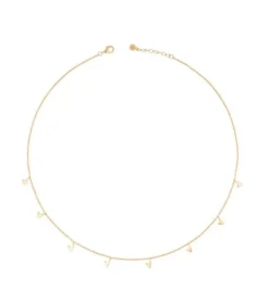 By Gabay, Halskæde med 8 små hjerter, guld