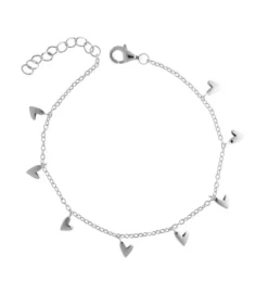 By Gabay, Hjerte charm armbånd, sølv