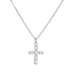 By Gabay, Krystal Kors halskæde, sølv