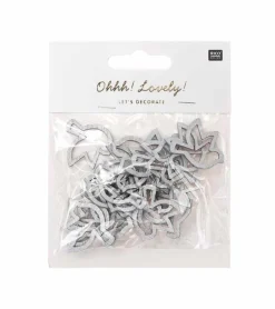 Due i træ, åben, Sølv, 24 stk