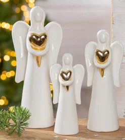 Engel Gadria, Hvid, 18cm