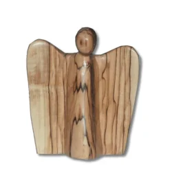 Engel i oliventræ, 11 cm