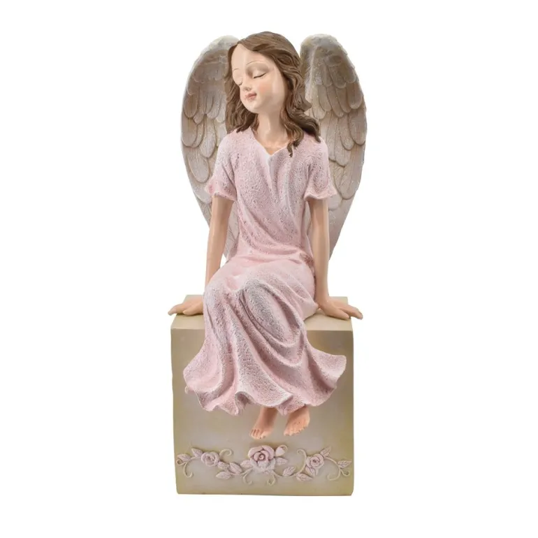 Engel på opsats -rosa