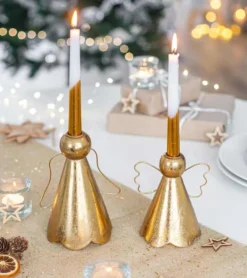 Engelstage til kronelys, 15cm