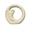 Fedtsten, Engel i ring, Ø 10 cm