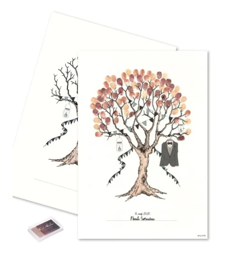 Fingerprint – Konfirmationstræ med jakkesæt til dreng