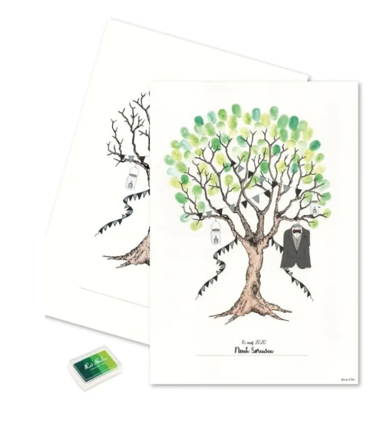 Fingerprint – Konfirmationstræ med jakkesæt til dreng