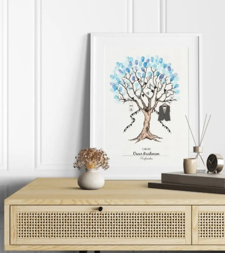 Fingerprint – Konfirmationstræ med jakkesæt til dreng