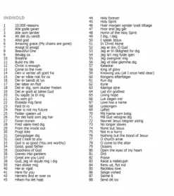 Foran Tronen 3, Lovsangshæfte