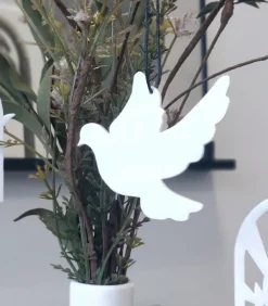 Fredsdue Ophæng, Hvid