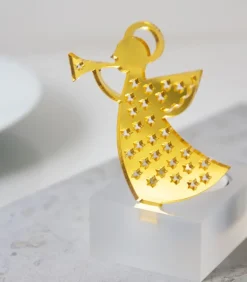 Fyrfads lys med engel