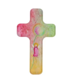 Glas kors: Pige med mælkebøtte