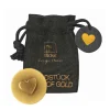Guld Hjerte amulet i pose