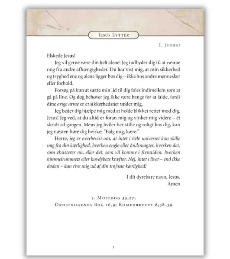 Jesus lytter af Sarah Young