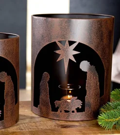 Julekrybbe hurricane i metal, Stor