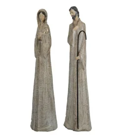 Julekrybbe, Maria med Jesus og Josef, 35 cm