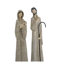 Julekrybbe, Maria med Jesus og Josef, 35 cm