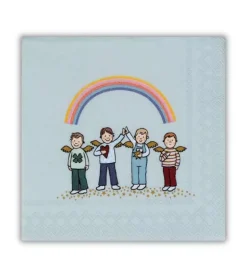 Kaffeserviet med engle drenge