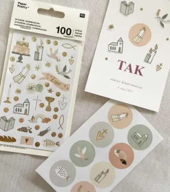 Klistermærke Sæt, Dåb og konfirmation