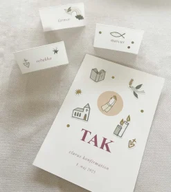 Klistermærke Sæt, Dåb og konfirmation