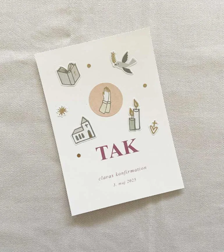 Klistermærke Sæt, Dåb og konfirmation