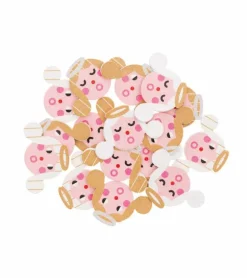 Konfetti mix, Engle, træ, 48 stk