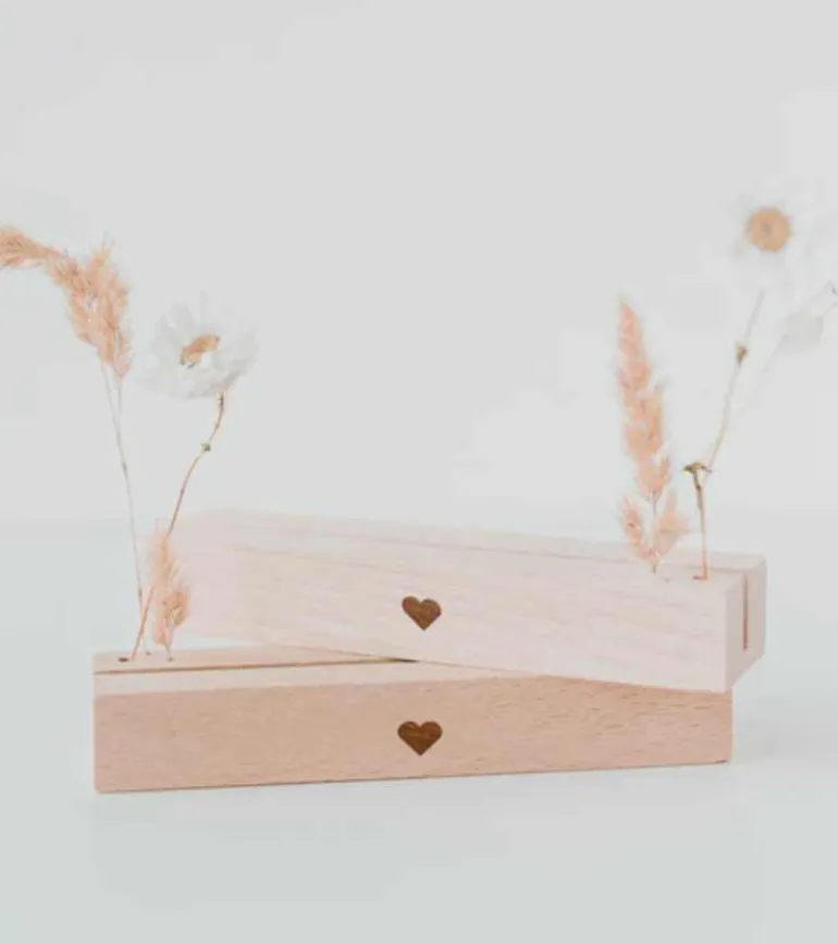 Kort og blomsterholder, 12cm