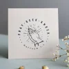 Kvadratisk Postkort: Pray, Seek, Knock
