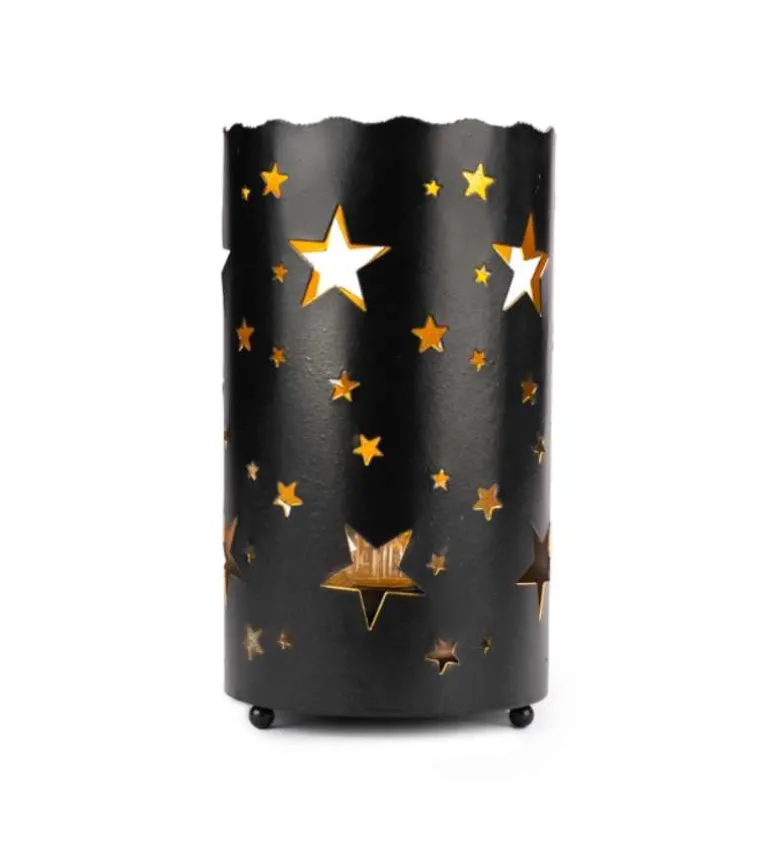 LED lanterne med stjerner, 23cm