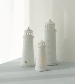 LED-fyrtårn i porcelæn, lille