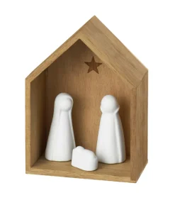 Lille Krybbespil i stald