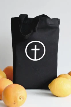 Lille mulepose med kors