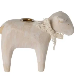 Lysestage, Lam – Råhvid, Maileg