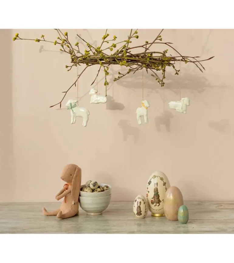 Metal ophæng, Lam – Pudder, Maileg