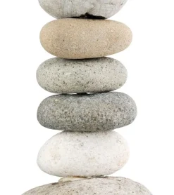 Naturlig stenstage til lys, 23 cm