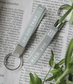 Nøglering gråblå: Do not fear – I am with you