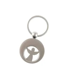 Nøglering med indkøbsmønt “Engel”