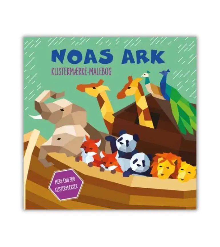 Noas ark – Klistermærke-malebog