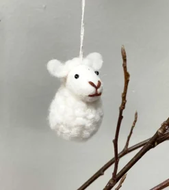 Ophæng Får, Hvid – Gry & Sif