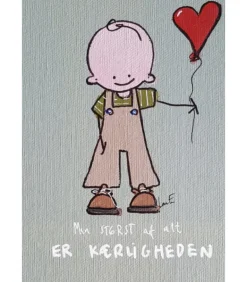 Pakke med 10 stk blandet Til & Fra kort af Lone Engsig Hvam