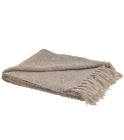 Plaid, Sand – bomuld