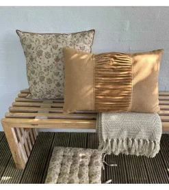 Plaid, Sand – bomuld